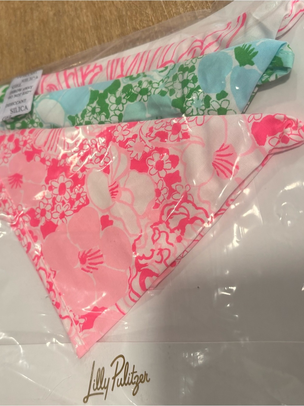 Set of Lilly Pulitzer Floral Head Scarves